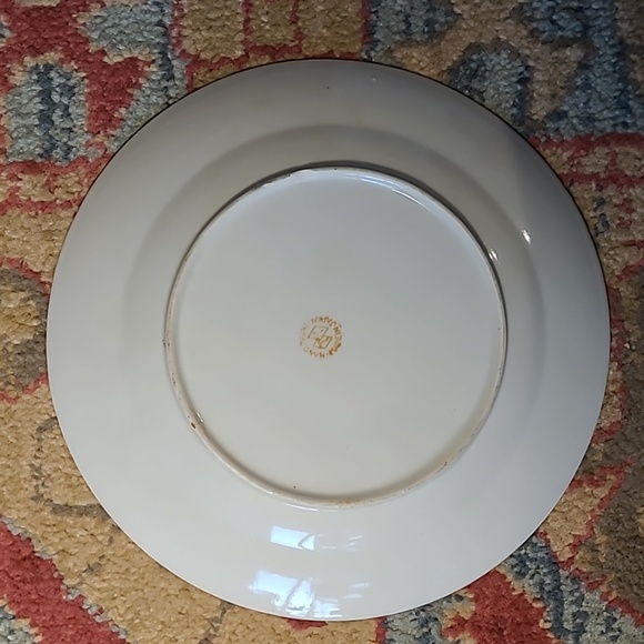 JAPANESE HANDPAINTED LUSTERWARE LANDSCAPE DECORATIVE PLATES SET OF 5 - Picture 10 of 12